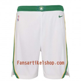 NBA Boston Celtics Herren Shorts Weiß Herren Shorts Grün 2018-19 Nike Swingman